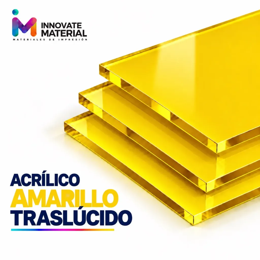 ACRILICO AMARILLO TRANSLUCIDO 3MM