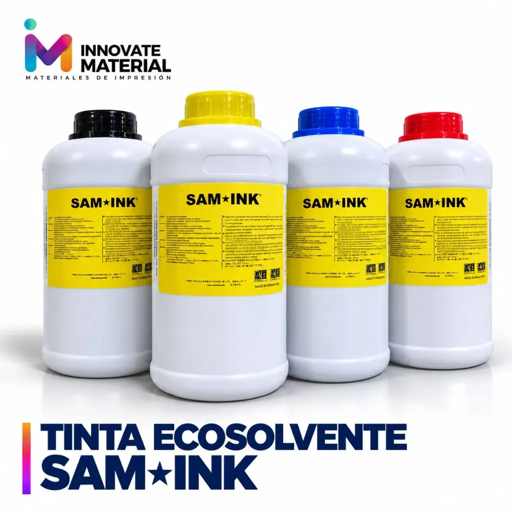 TINTA SAM INK ECOSOLVENTE NEGRA (1 litro)