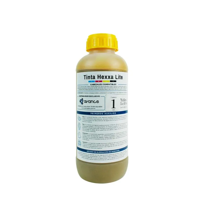 (SP) HEX-LITE-Y (TINTA HEXXA LITE SOLVENTE AMARILLA (1 litro)​
