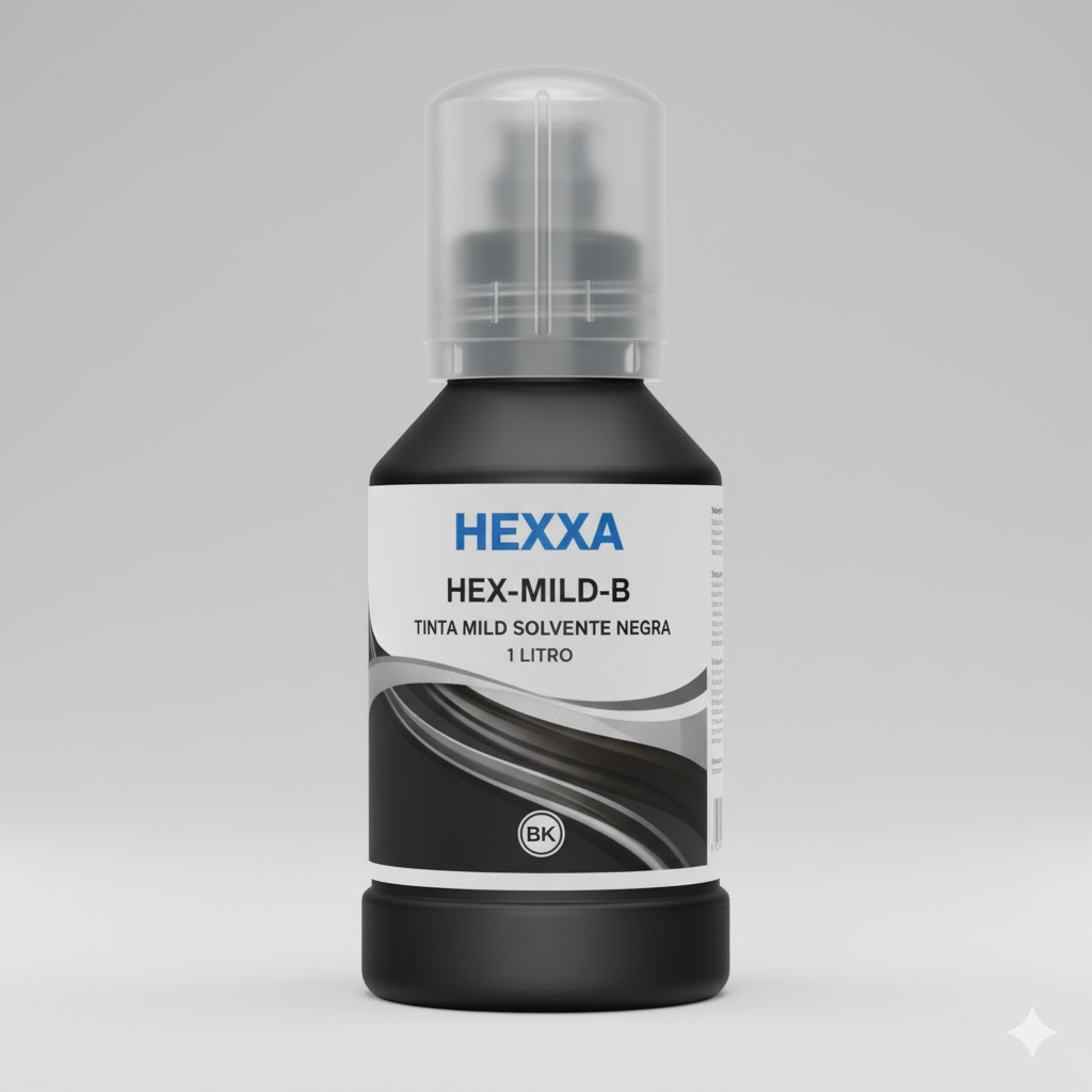 (SP) HEX-MILD-B (Tinta HEXXA MILD SOLVENTE NEGRA (1 litro)​