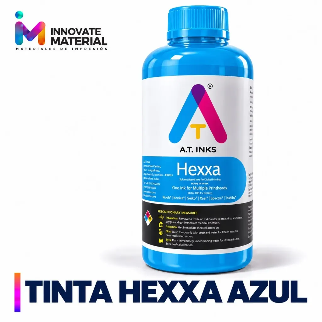 ​TINTA HEXXA MILD SOLVENTE AZUL (1 litro)​