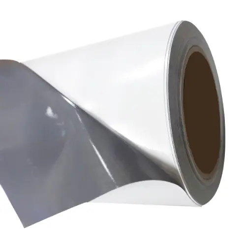[INN0113] (SP)VINYL BLANCO REPARDO GRIS MATTE (5209-54) (Rollo)