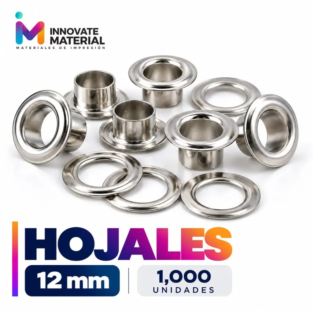 [INN0121] HOJALES 12MM 1,000 UNIDADES