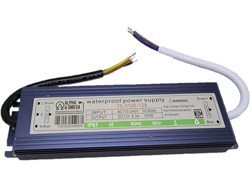 [INN0128] (SP)OP-NF12-100W (FUENTE DE INTERIOR NO A PRUEBA DE AGUA DE 100 WATT Y 8.5 AMPERES)