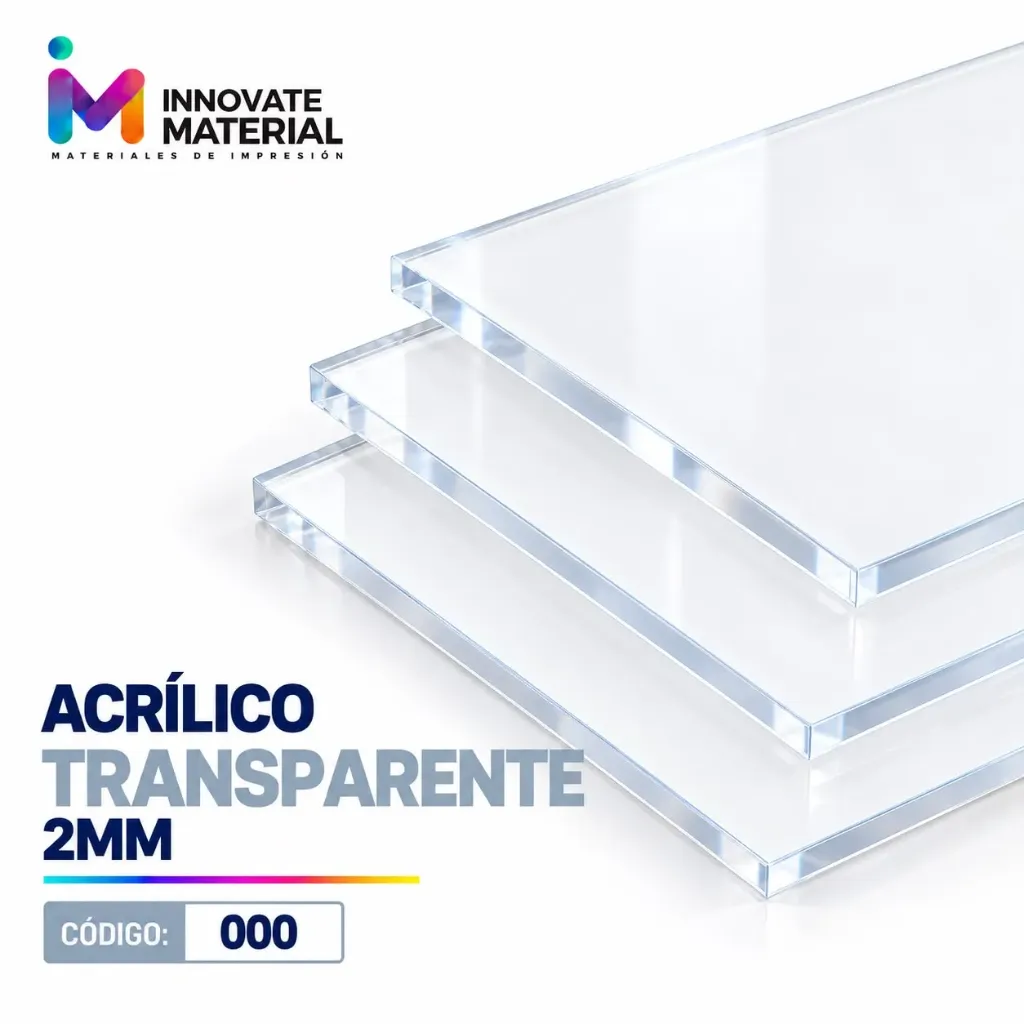 ACRILICO TRANSPARENTE 2MM #000