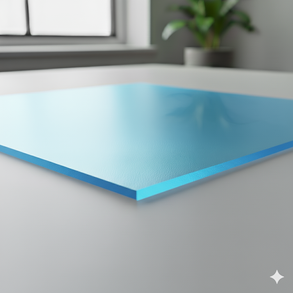 (SP)ACRILICO AZUL CIELO TRANSLUCIDO DE 3MM 4X8 (301-3)