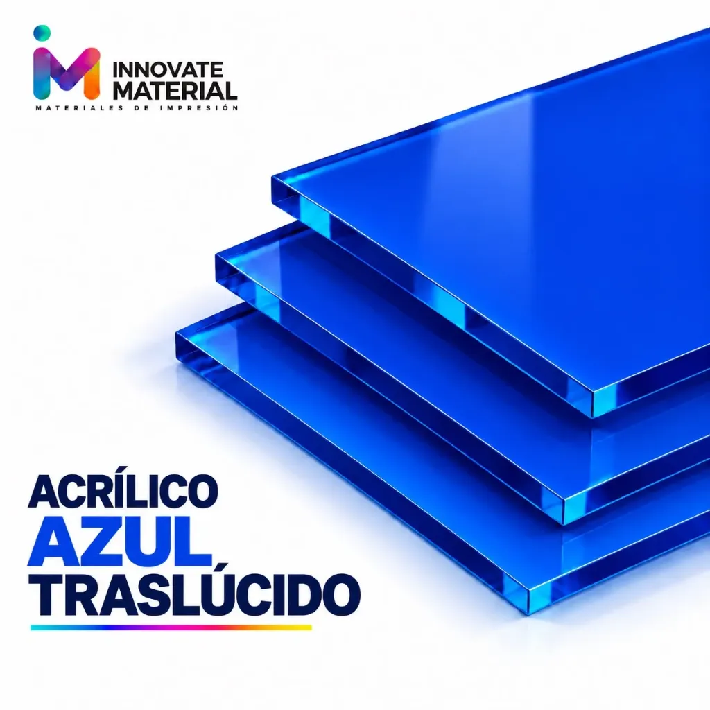 ACRILICO AZUL TRANSLUCIDO 3MM