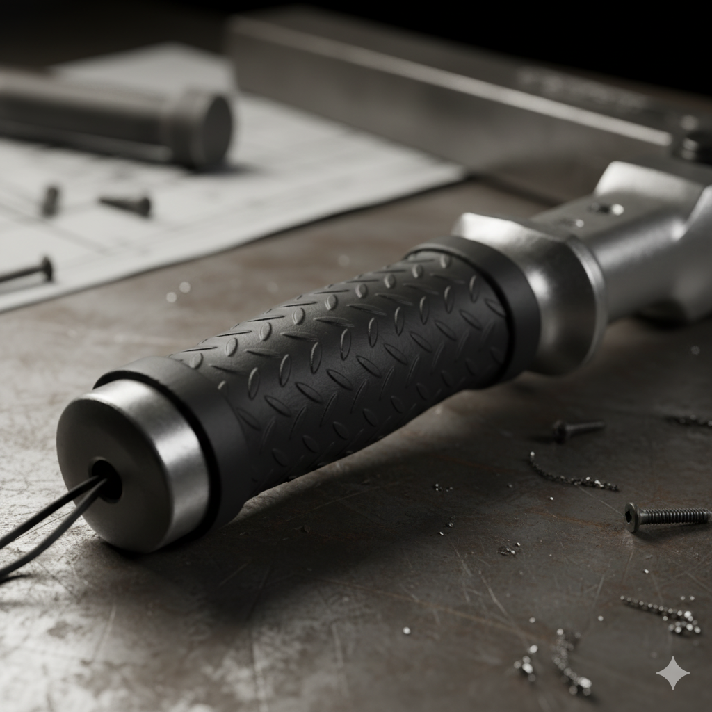 (MU) Mango de aleación engrosada, asa antideslizante con goma