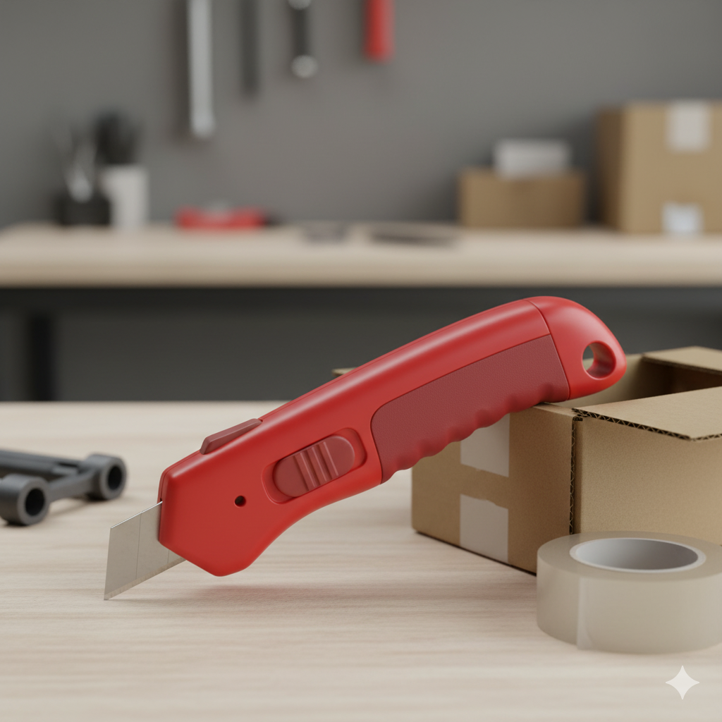 (MU) Abridor de Cajas Rojo