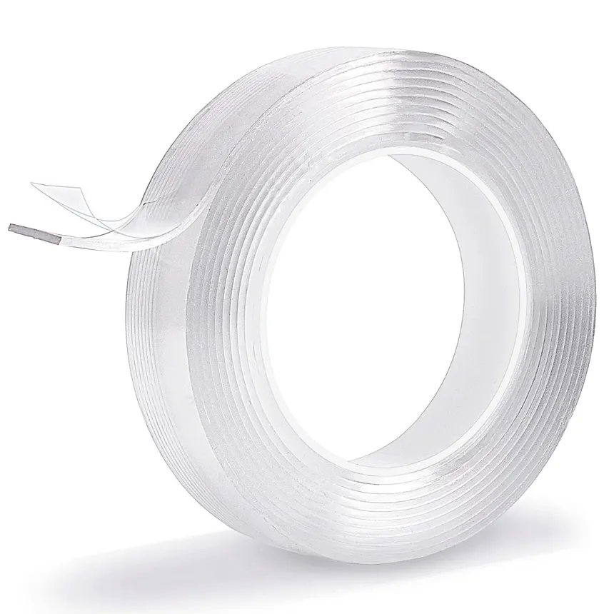 (MU) Cinta Adhesiva de Doble Cara de Alta Resistencia, Reutilizable y Extraíble