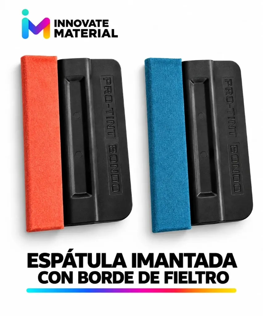 [INN0220] ESPATULAS IMANTADA CON BORDE DE PIEL