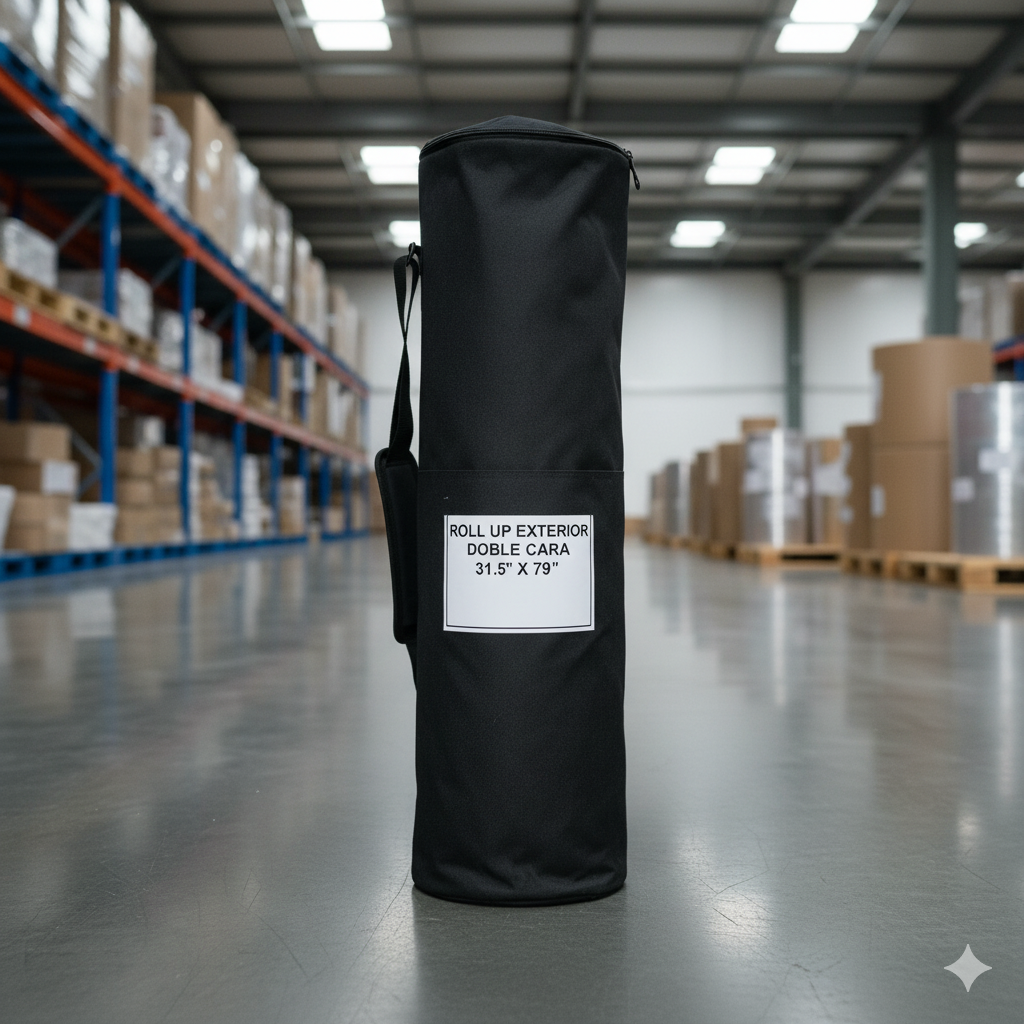 (FX) ROLL UP EXTERIOR DOBLE CARA 31.5" X 79" (Rollo)