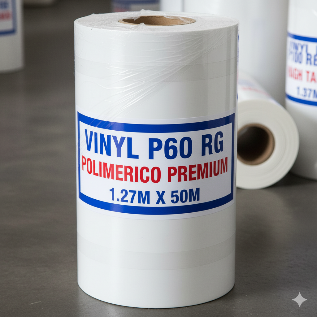 [INN0452] (FX) VINYL P60 RG POLIMERICO PREMIUM 3-4 AÑOS 50" X 164' (Yardas)