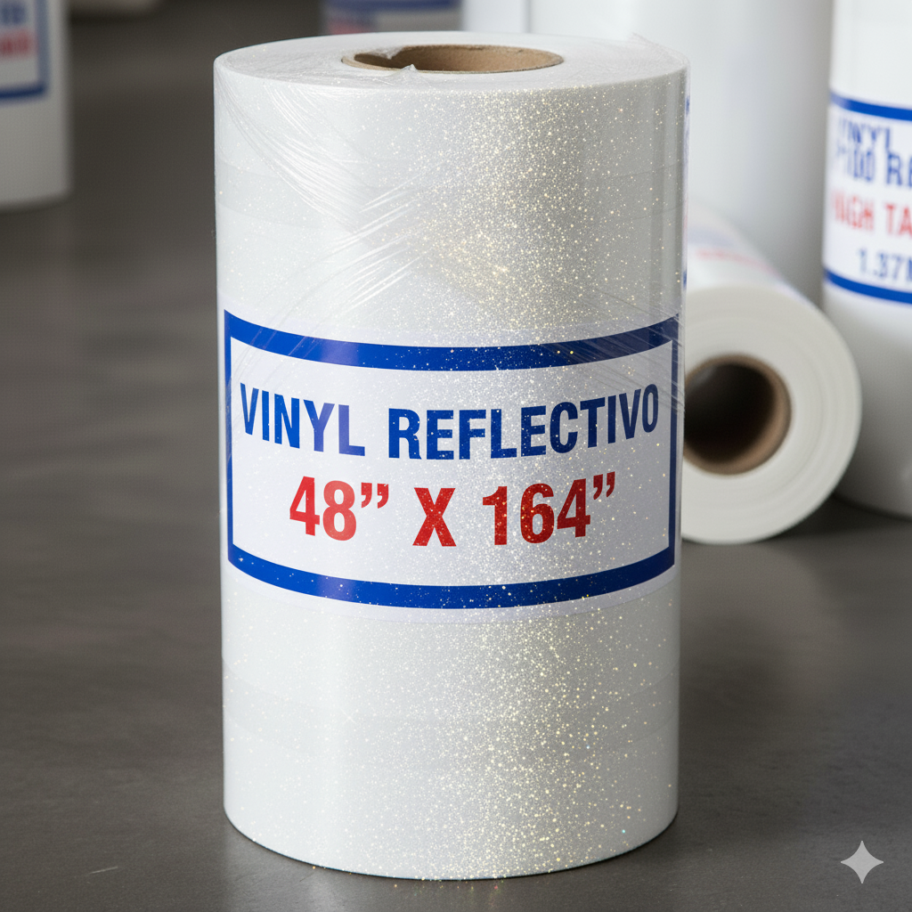 (FX) VINYL REFLECTIVO 48" X 164'(Yardas)