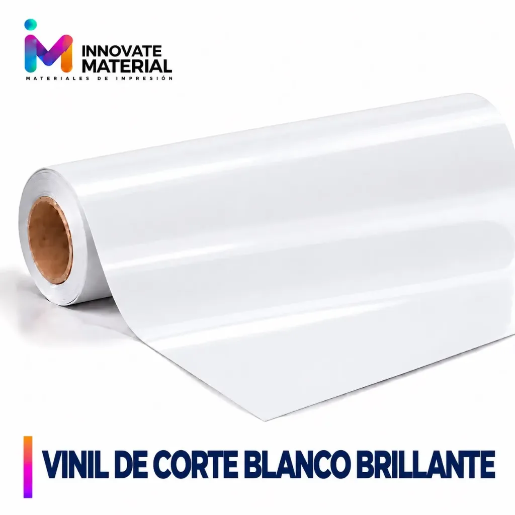 VINYL DE CORTE BLANCO BRILLANTE 48” (YARDA)