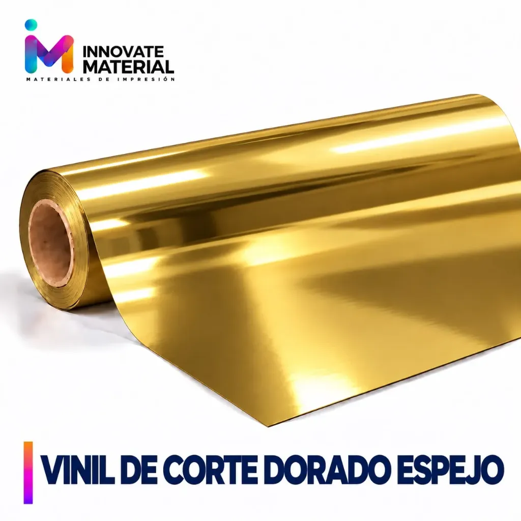VINYL DE CORTE DORADO ESPEJO 48''(YARDA)