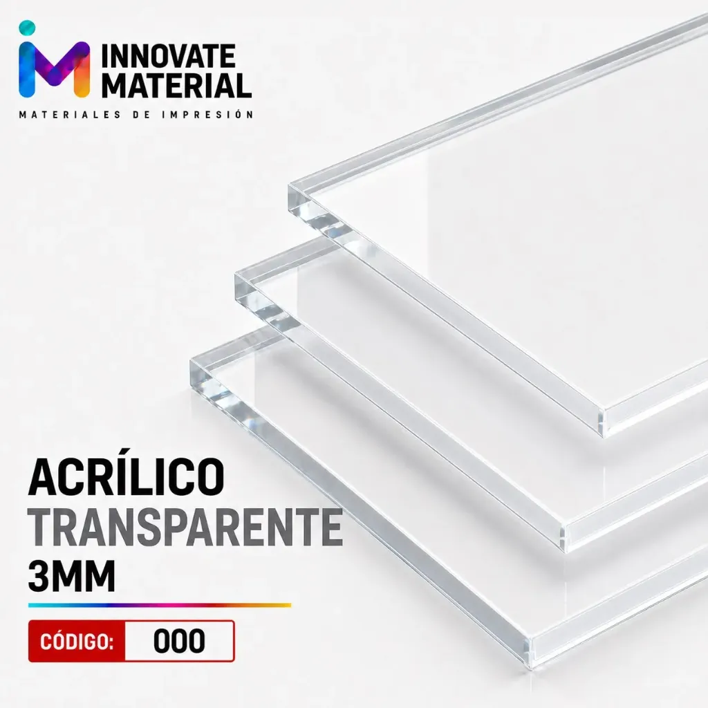 ACRILICO TRANSPARENTE 3MM #000