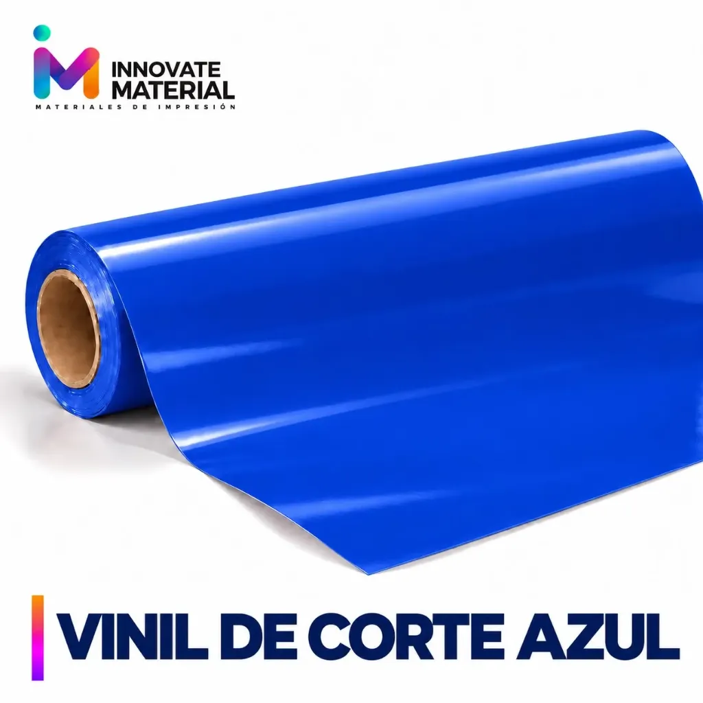 [INN0605] (CC113354)VINIL DE CORTE AZUL 48'' YARDAS