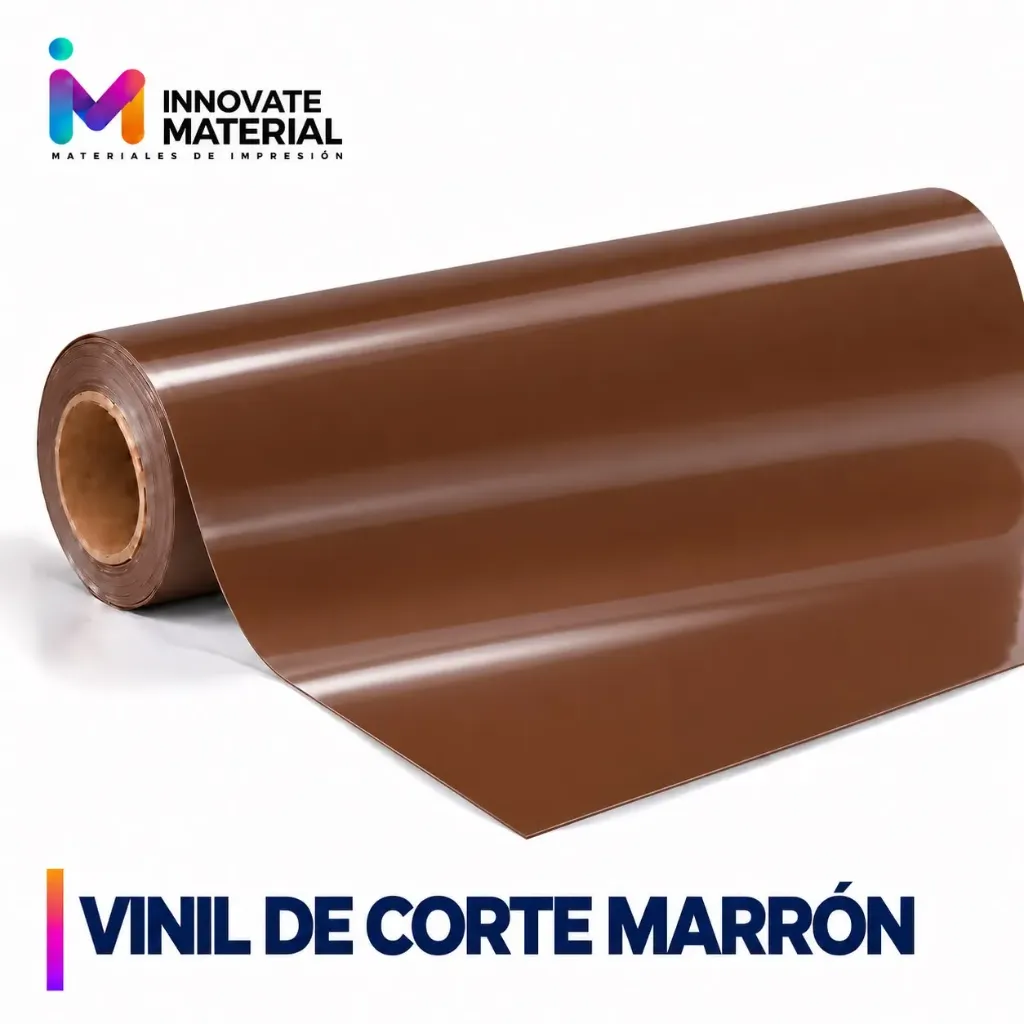 VINIL DE CORTE MARRON 48” (YARDAS)