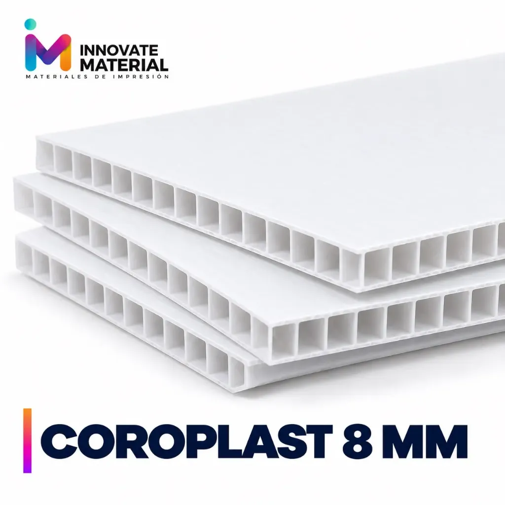 COROPLAS TU 8MM BLANCO PREMIUM