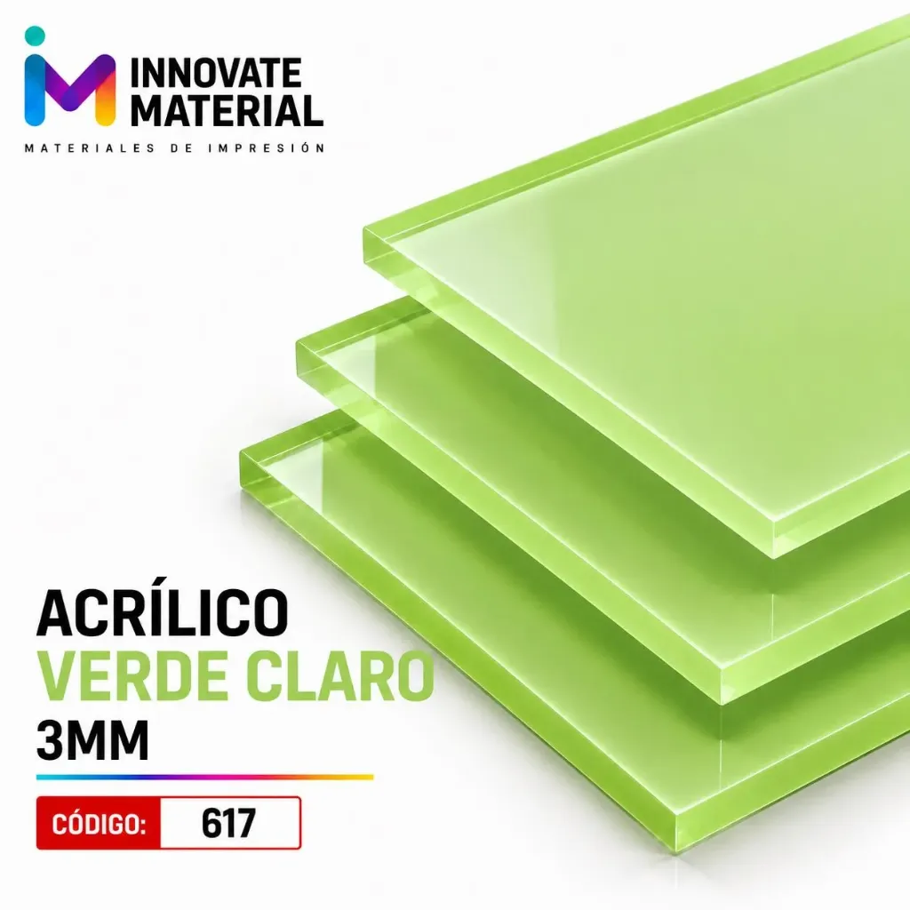 ACRILICO VERDE CLARO 3MM #617