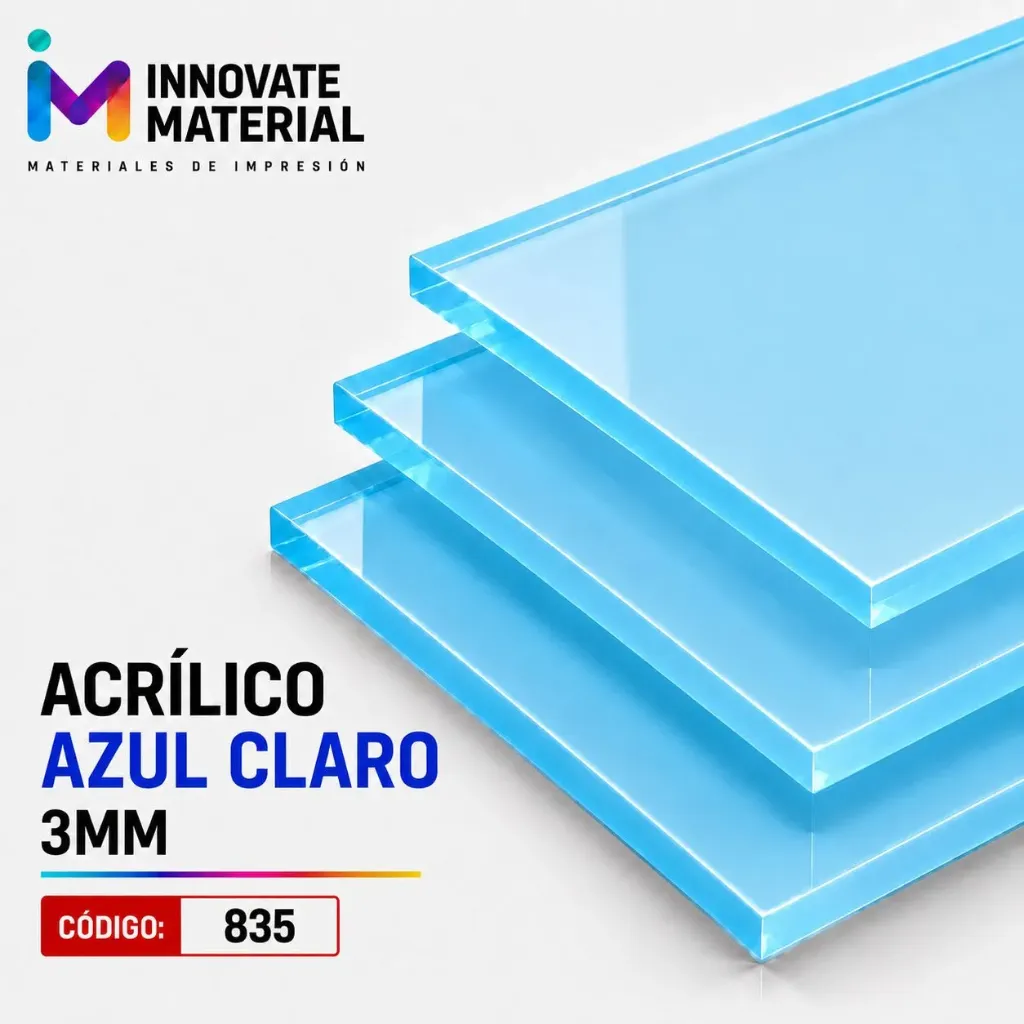 ACRILICO AZUL CLARO 3MM #835