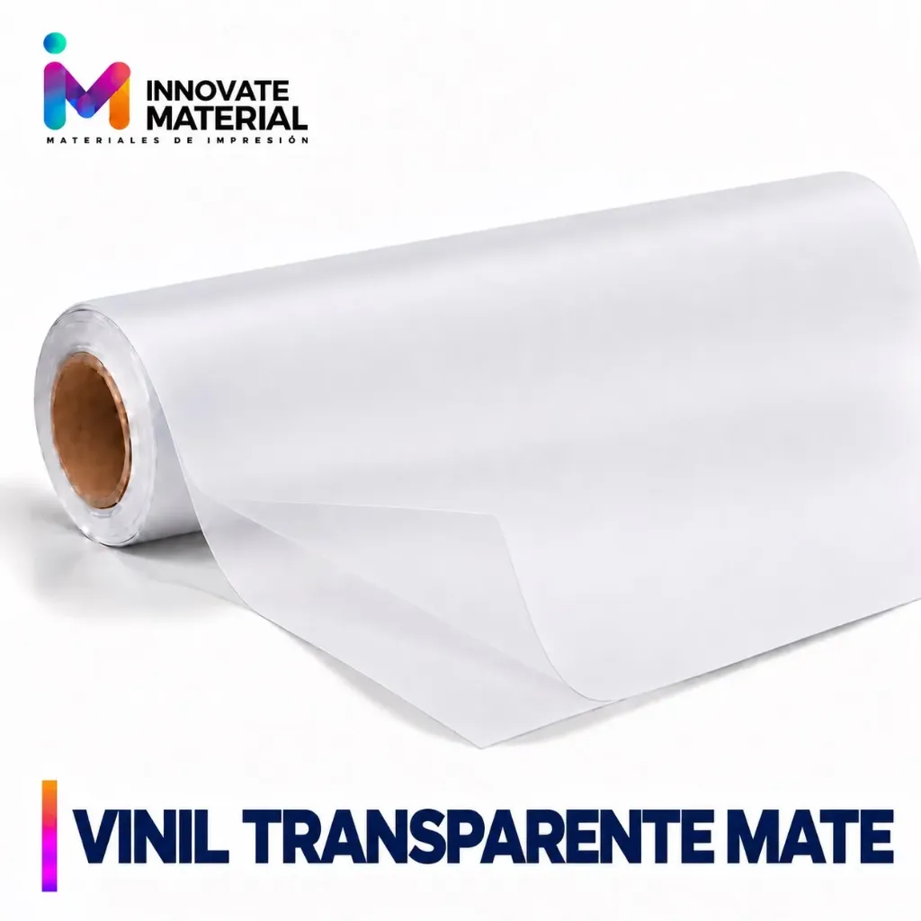VINIL TRANSPARENTE MATE 54'' 100MIC (ROLLO) CLASICO