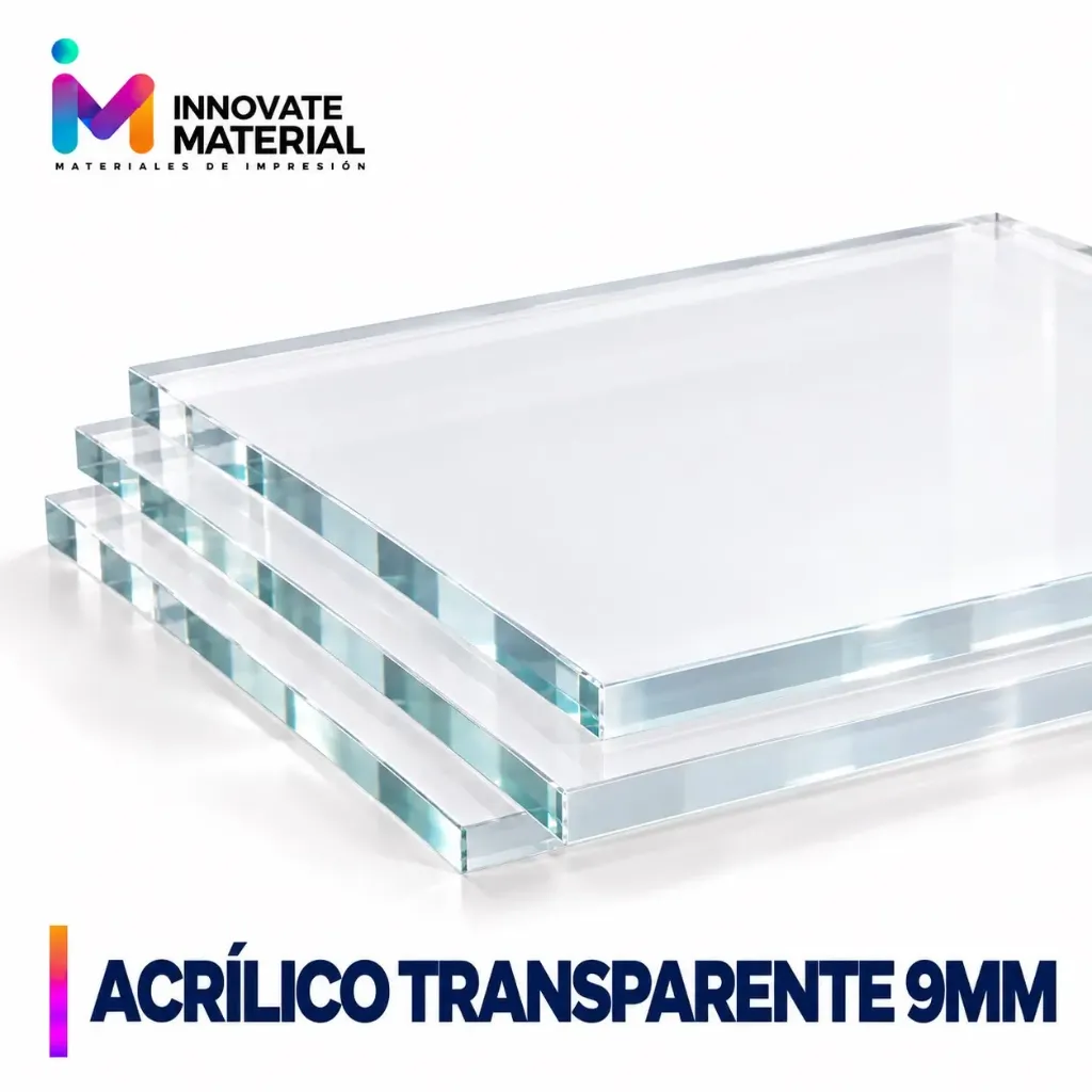 ACRILICO TRANSPARENTE 9MM