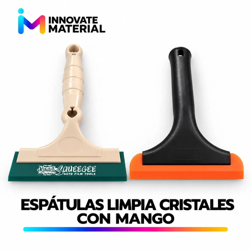 ESPATULA LIMPIACRISTALES CON MANGO