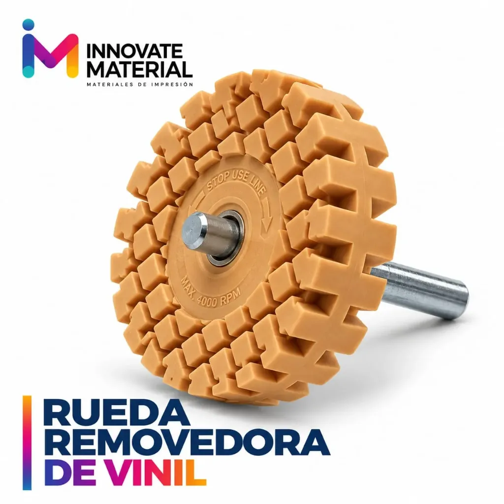 RUEDA REMOVEDORA DE VINIL