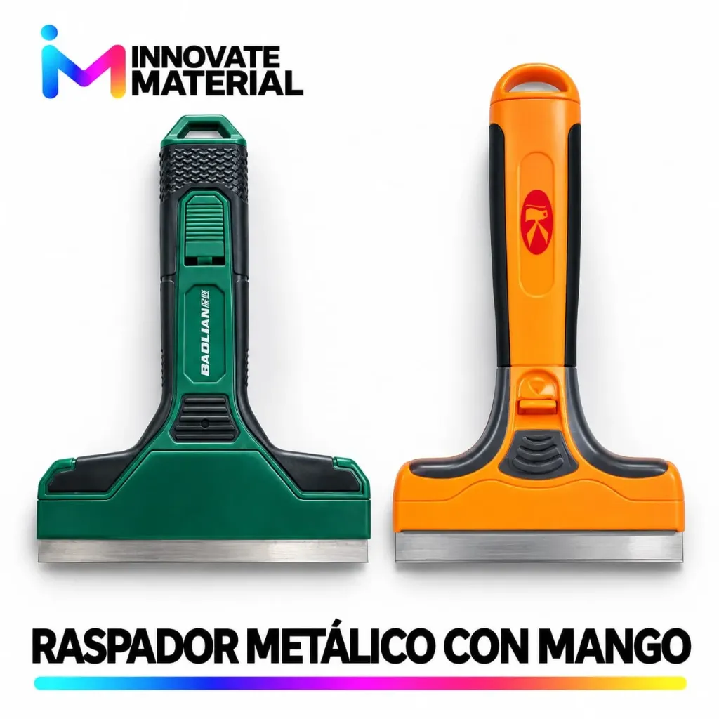 RASPADOR METALICO CON MANGO