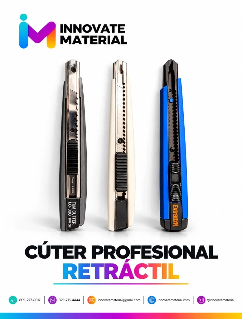 CUTER PROFESIONAL RETRACTIL