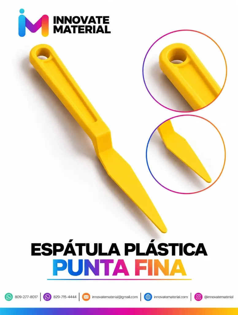 ESPATULA PLASTICA PUNTA FINA