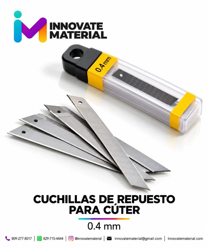 CUCHILLAS DE REPUESTO PARA CUTER 0.4