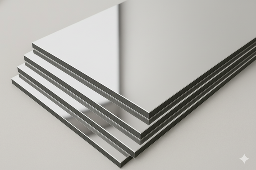 [INN0028] (SP) ACM PLATEADO ESPEJO DE 3MM (SJ8823)