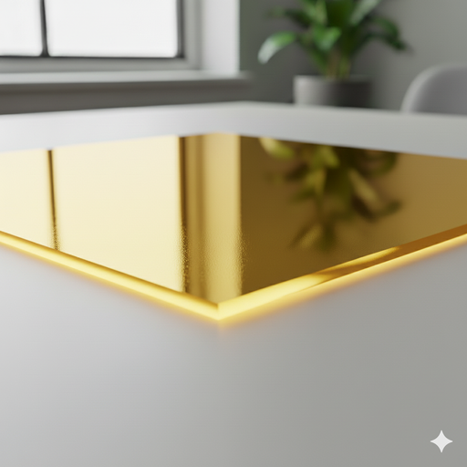 [INN0147] (SP)ACRILICO DORADO ESPEJO 3MM 4X8 (003-3)