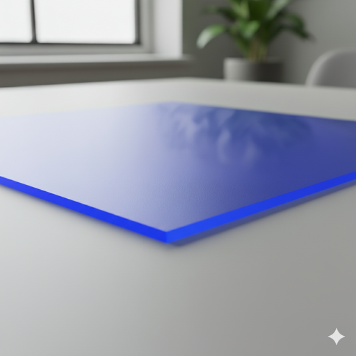 [INN0156] (SP)ACRILICO AZUL ROYAL TRANSLUCIDO DE 3MM (327-3)4X8