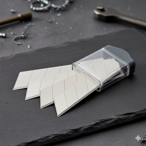 [INN0229] (MU) Cuchillas de cuchillo no retráctiles de aleación de 6 mm