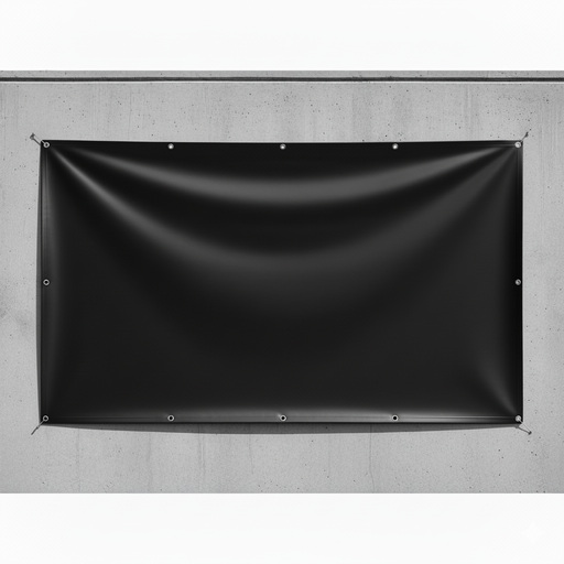 [INN0406] (SP)BANNER B/NEGRO 63'' GLOSS 13OZ (63G13)  (Yardas)