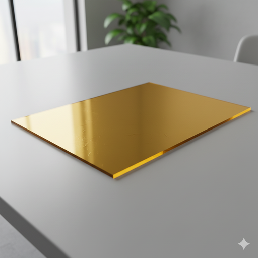 [INN0549] (CC113519)ACRILICO DORADO ESPEJO 3MM 