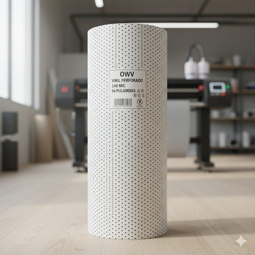 [INN0556] (CC112925)VINIL PERFORADO OWV 54'' 140 MIC