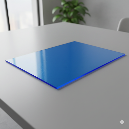 [INN0584] (CC113518)ACRILICO AZUL TRASLUCIDO #301 (3MM)